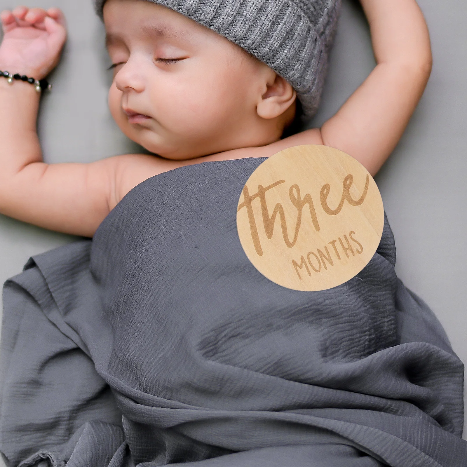 6 шт. детская ежемесячная карта двухсторонняя веха календарная доска деревянный