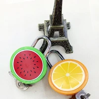 abs security hardware accessories fashion fruit type lock padlock backpack padlock drawer latches