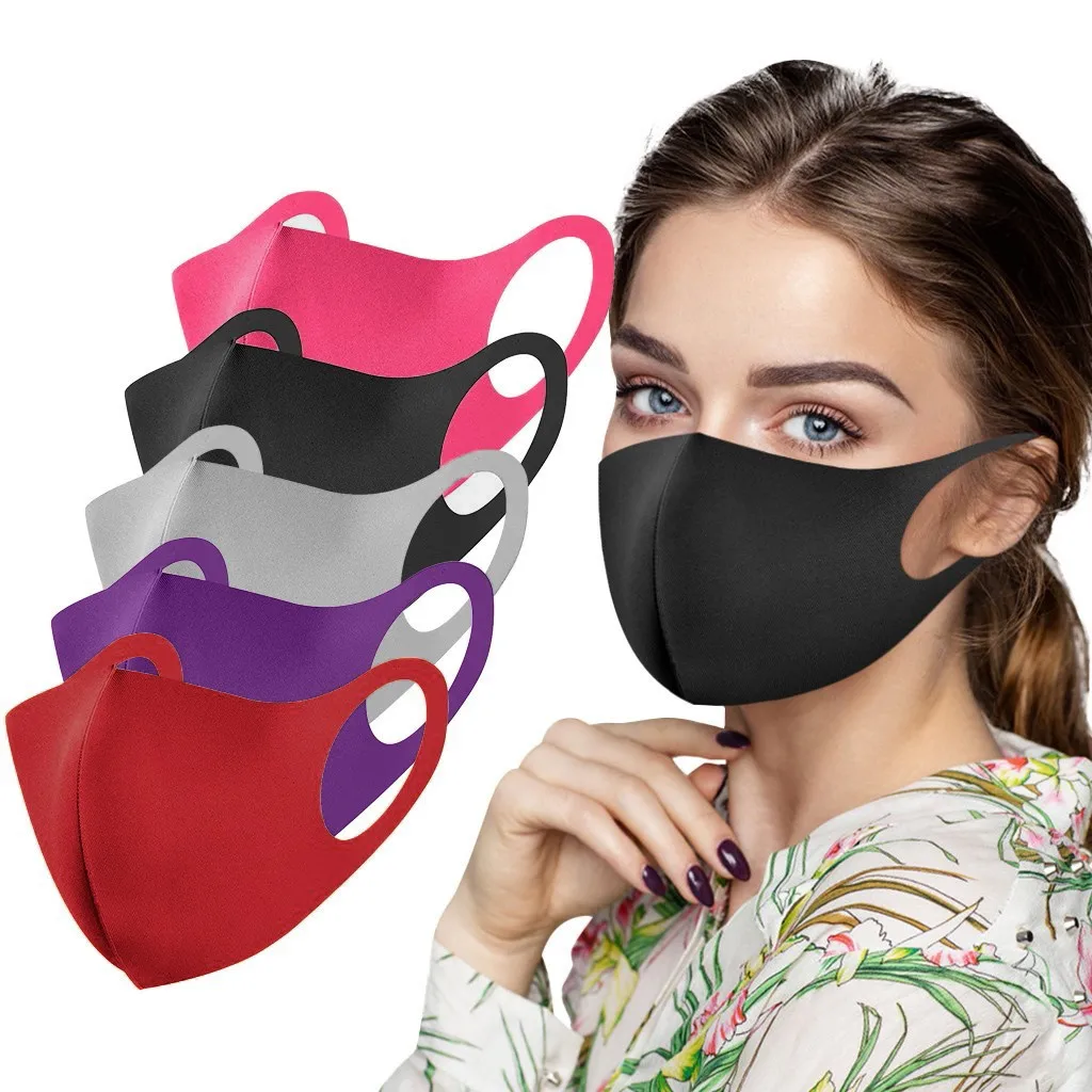 

5pc Adult Reusable Mask Washable Air Purifying PM2.5 Face Mask Carbon Filter Lay Mascherina Mascarillas Faciales маска для лица