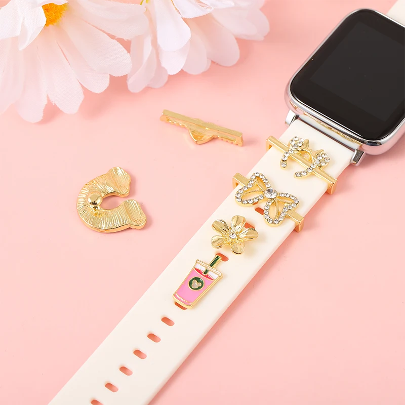 Подвеска для Iwatch ремешок с бантом металлическая ножка декоративные ногти звезда