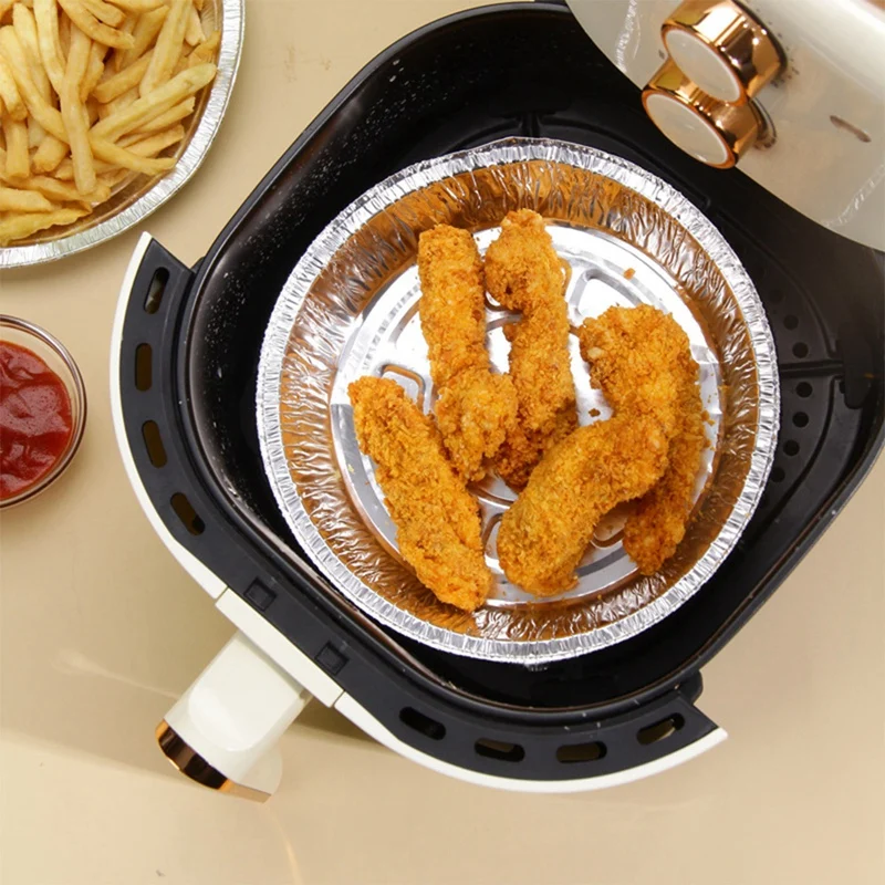 ABHG 50 шт. бумажный коврик для фритюрницы оловянная фольга выпечки алюминиевая