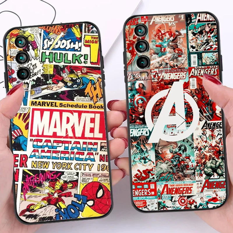 

Marvel Avengers US Phone Cases For Xiaomi Redmi 10 Note 10 10 Pro 10S Redmi Note 10 5G Soft TPU Funda Carcasa Back Cover