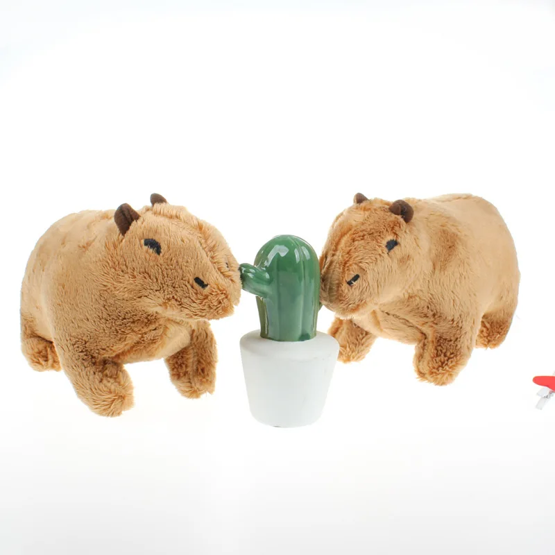 

20cm Capybara Rodent Plush Toy Cartoon Animal Hydrochoerus Hydrochaeris Plush Doll Soft Toy Christmas Gift Toys For Children