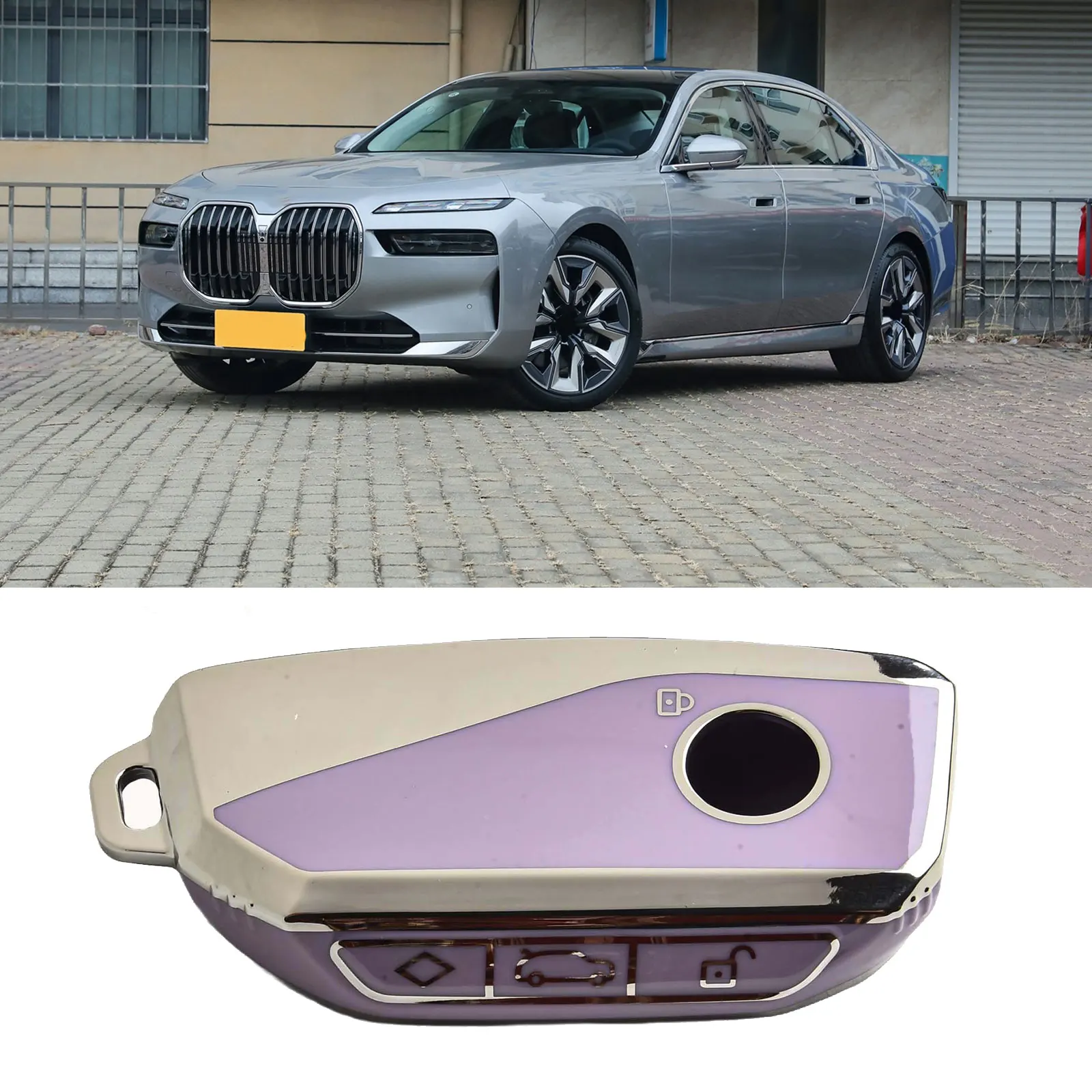 Простая установка чехол для автомобильного ключа брелок BMW i7 X7 G07 LCI iX I20 X1 U11 7 серия