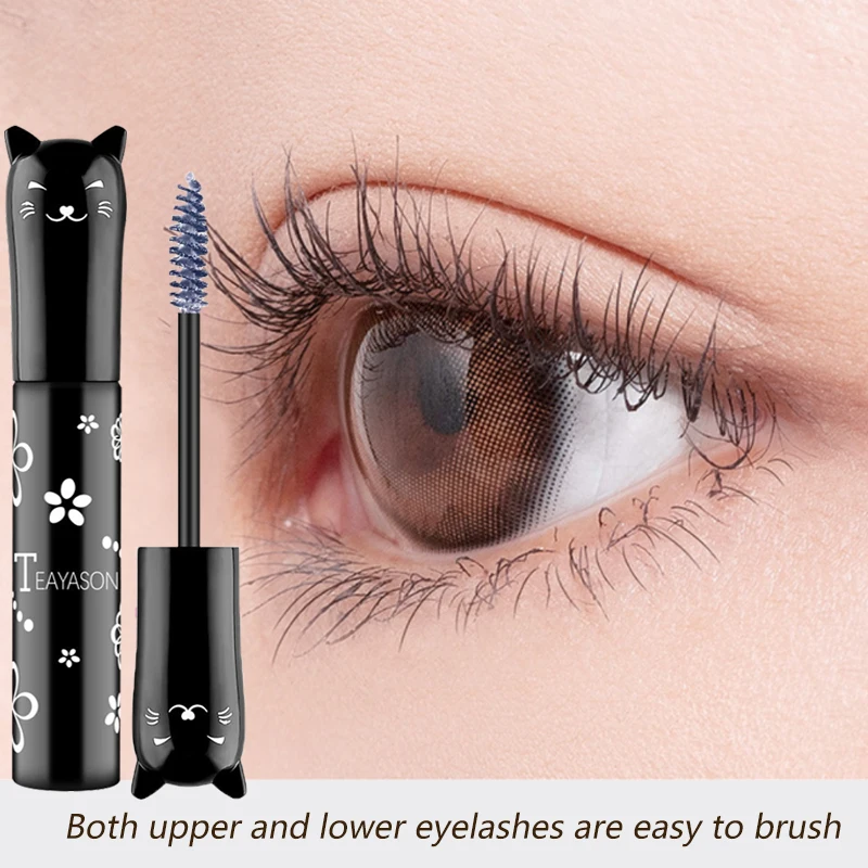 

TEAYASON Color Mascara Blue Purple Pink White Purple Sapphire Blue Coffee Is Not Easy To Smudge Waterproof Mascara Wholesale