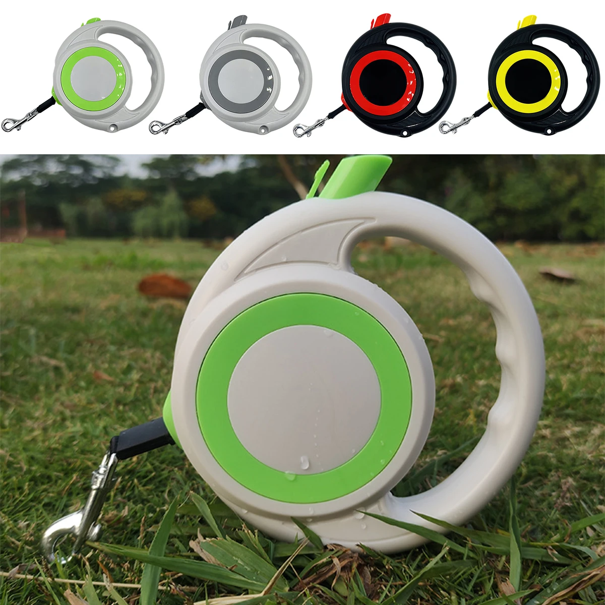 

Многоразовый поводок для собак, автоматический выдвижной поводок для дрессировки собак, для бега