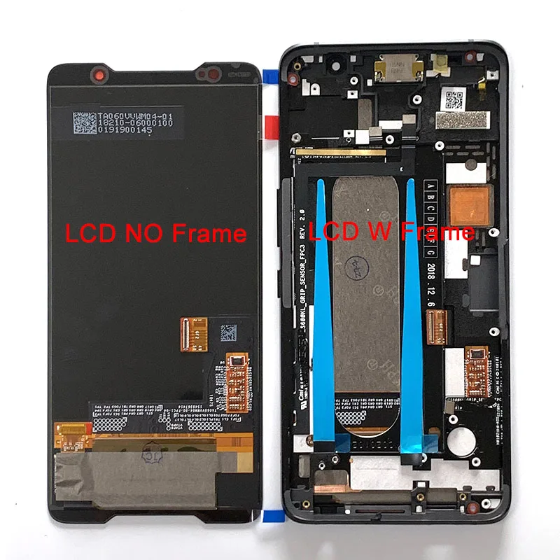 

New 6.0"Original Supor AMOLED M&Sen For ASUS ROG Phone ZS600KL LCD Display Screen+Touch Panel Digitizer For Asus