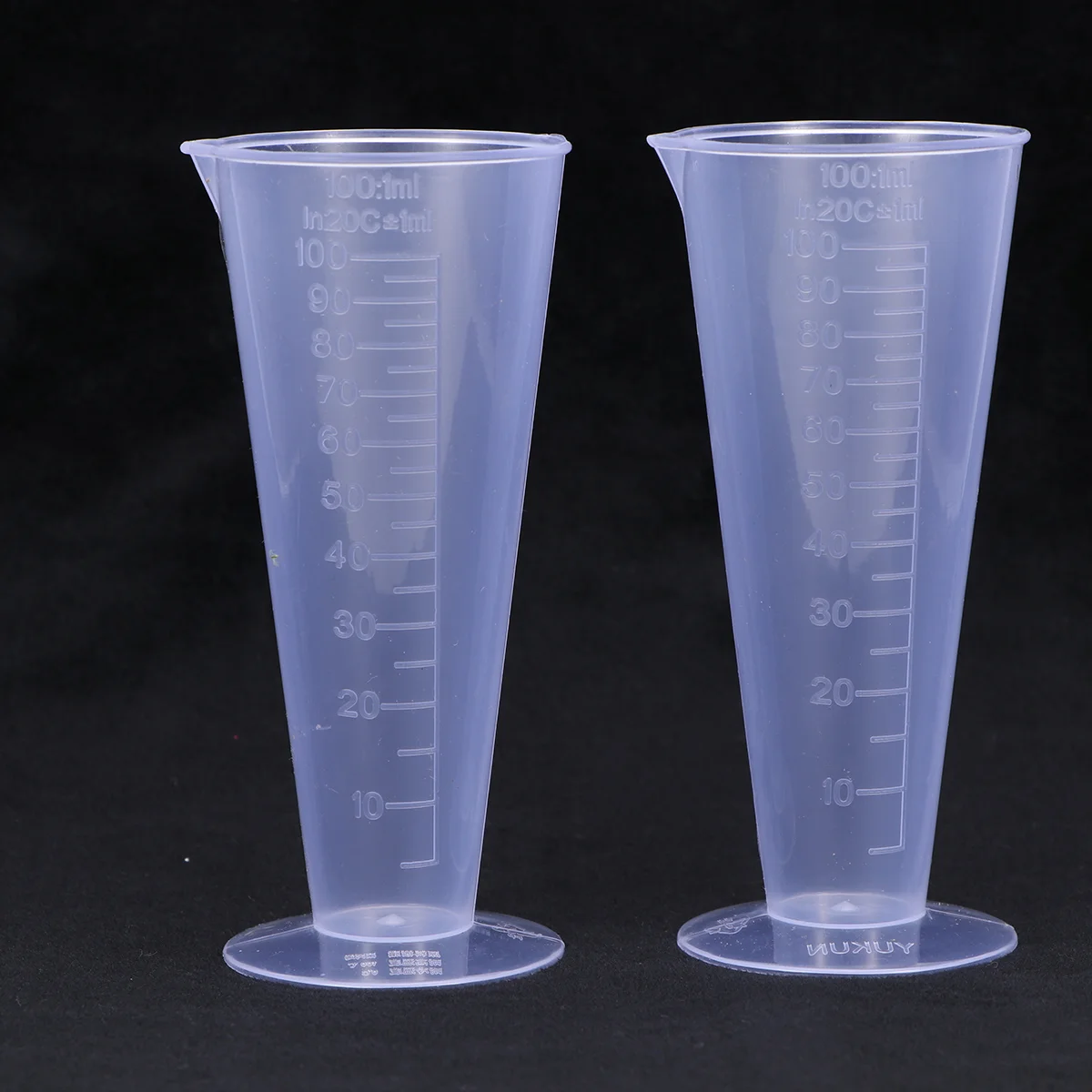 

Graduated Beaker Transparent Graduated Cups 100ml Measuring Beaker Cup For Mixing Epoxy Stain Resin Tool