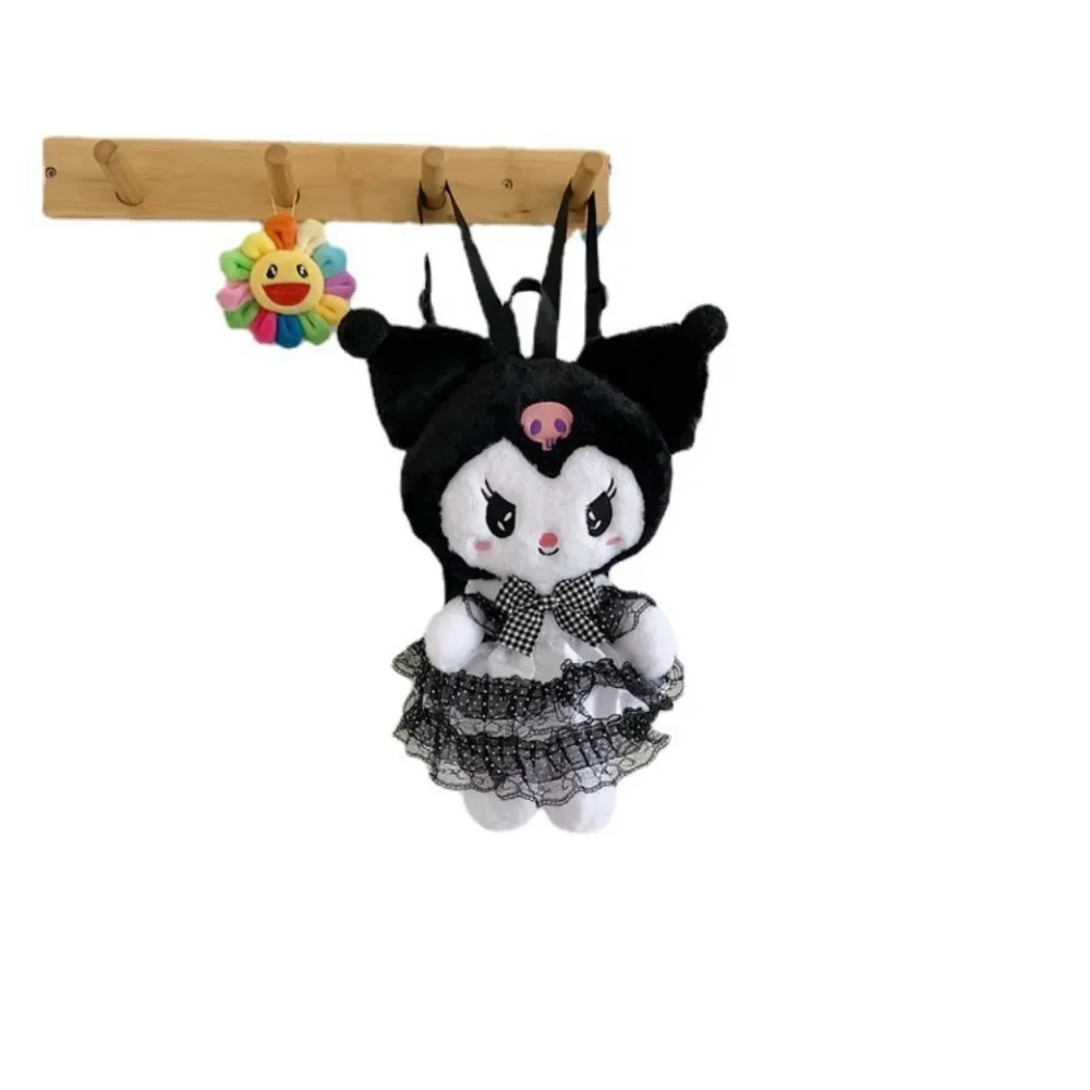 Sanrio мультфильм Kulomi плюшевая сумка женский рюкзак для детского сада детская