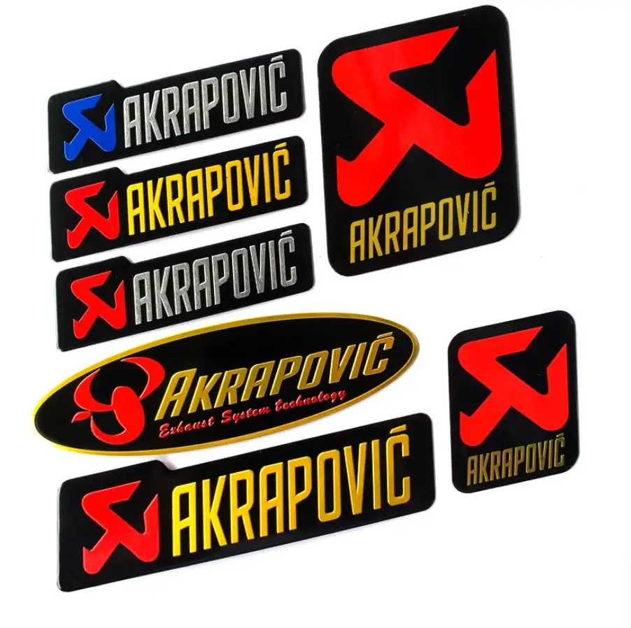 

3D Aluminium Motorcycle Sticker Decal Exhaust Car Moto Decoration Decal 1PC