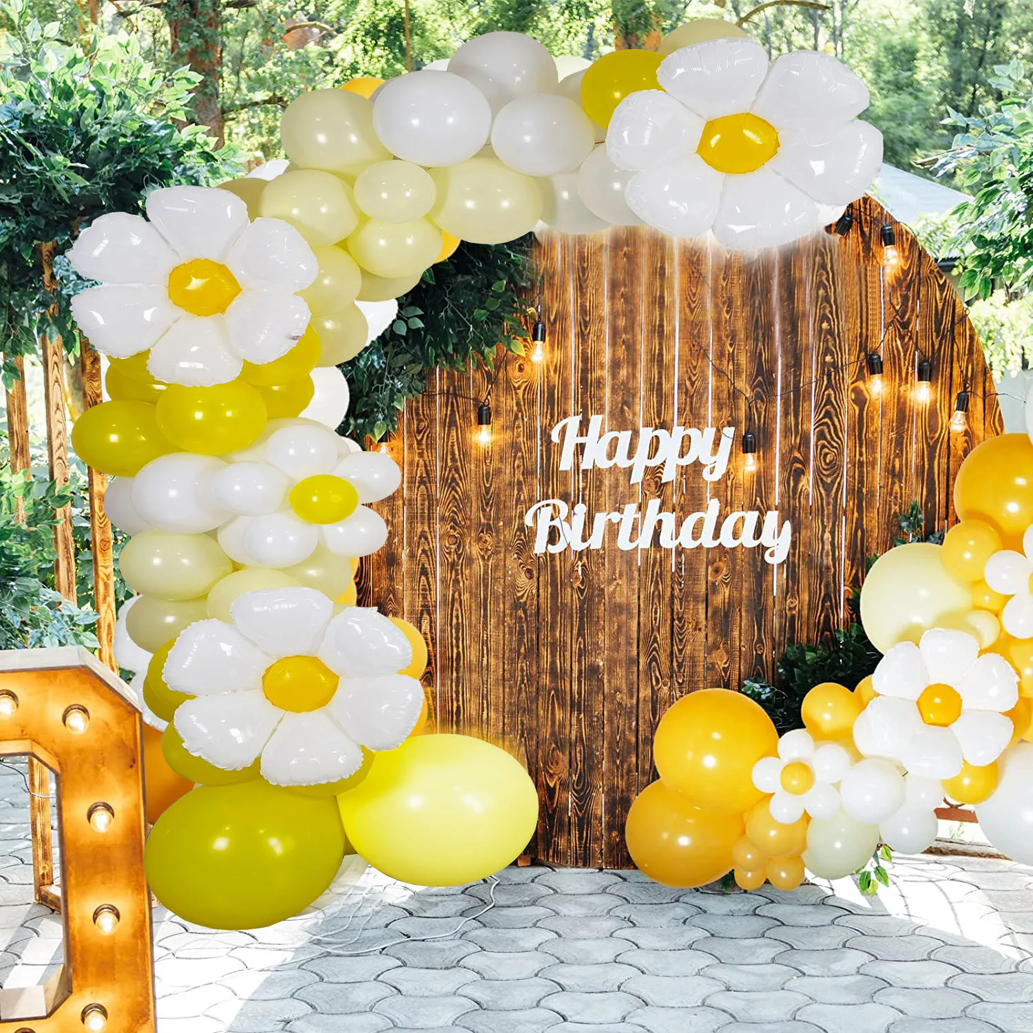 

Daisy Balloon Combo Chain Summer Fresh Sunflower Balon Arch Happy Birthday Party Decor Kids Adult Baby Shower Boy Girl Wedding