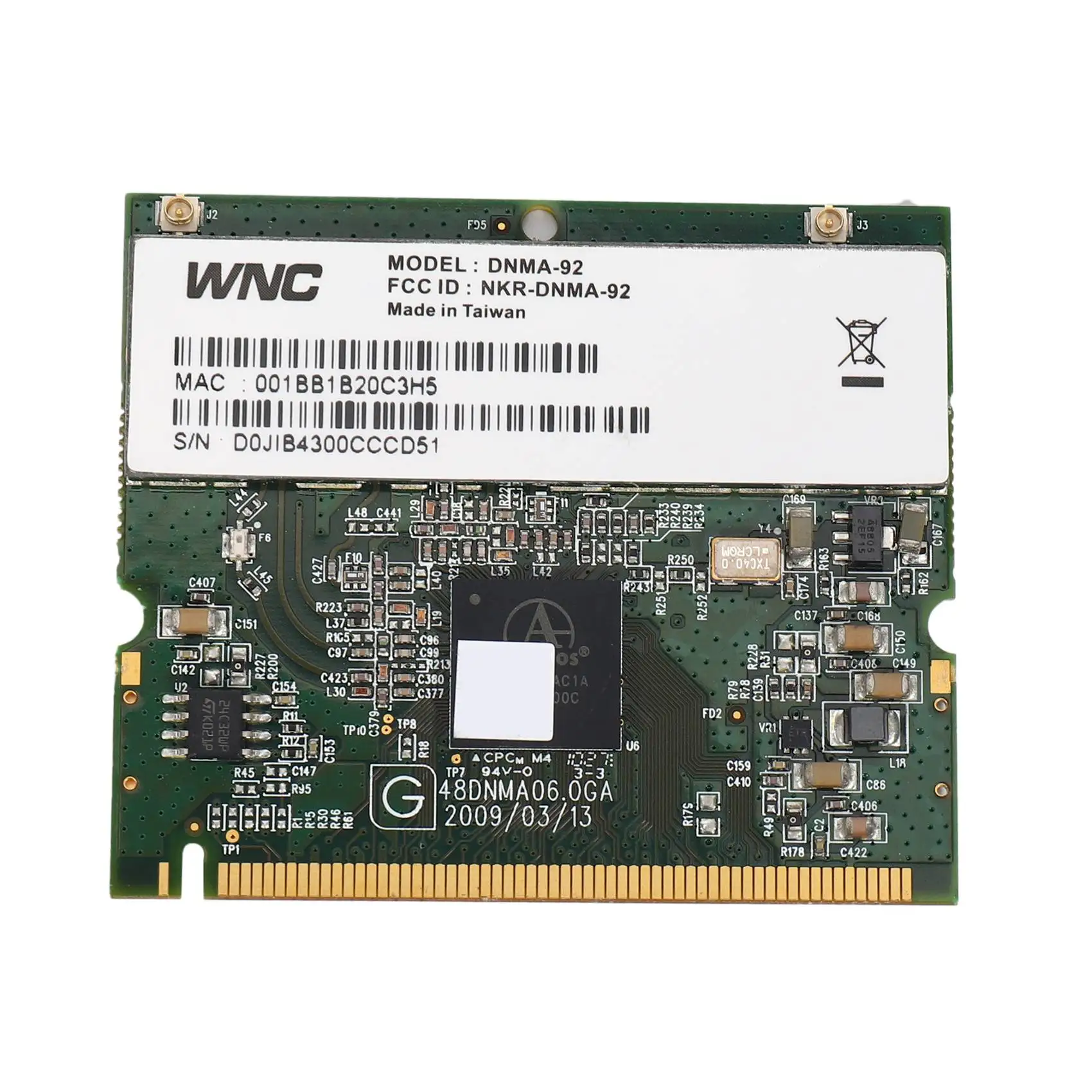 Беспроводная сетевая карта Atheros AR9220 комплект WLM200NX 802.11A/B/G/N Двухдиапазонная 2 4/5 ГГц