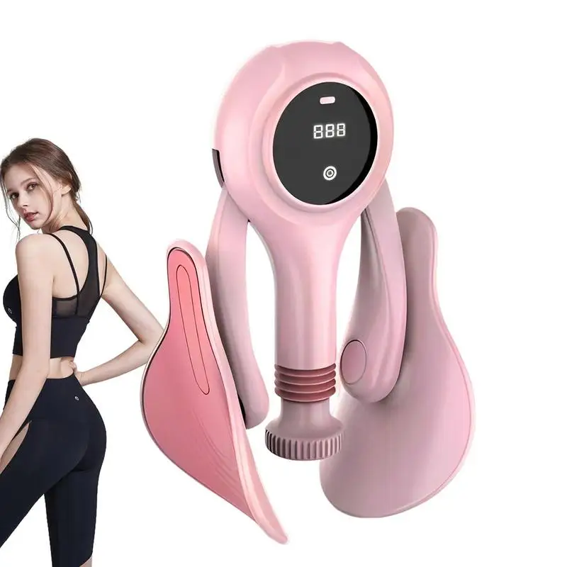 

Thigh Muscle Exerciser Adjustable Pelvic Floor Toner Inner Thigh Trimmer With Counter Home Gym Workout Equipment For Thighs Arms