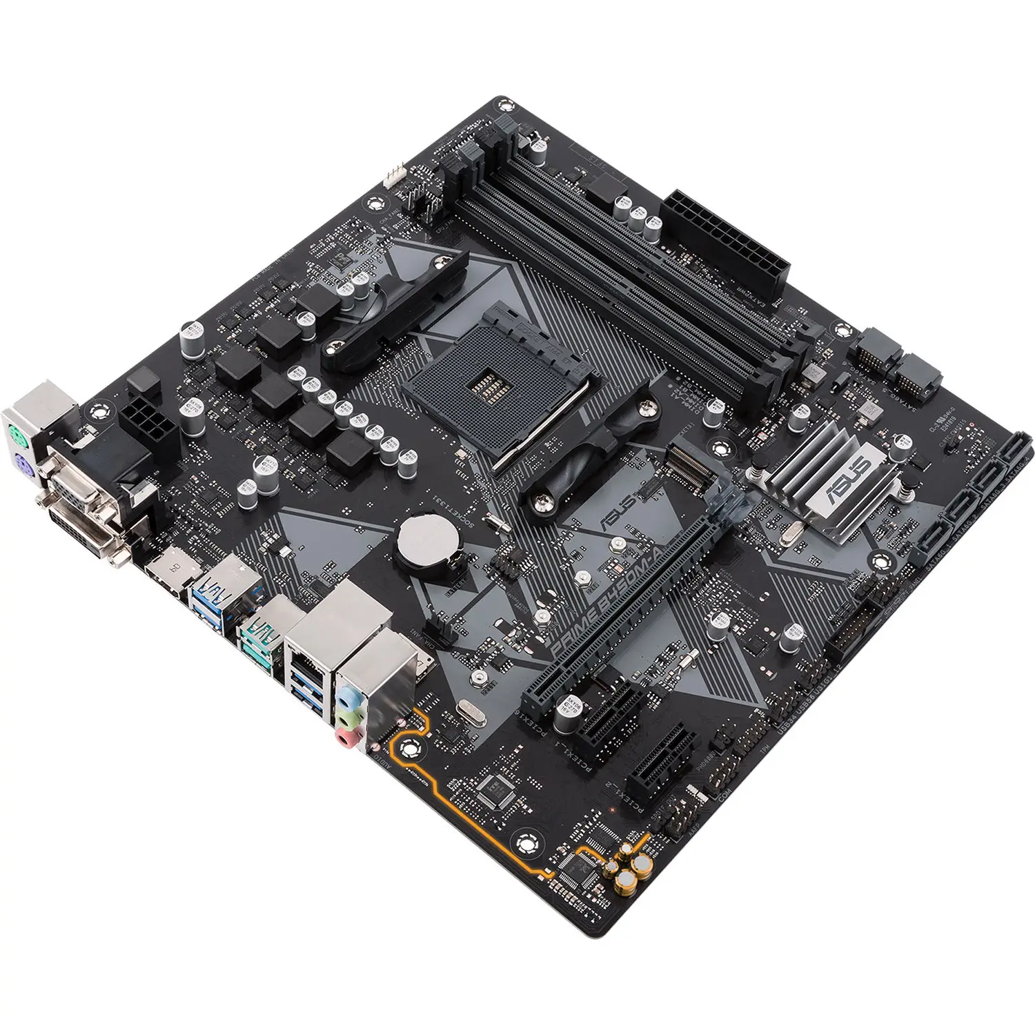 Материнская плата ASUS Socket AM4 PRIME B450M-A DDR4 для процессоров Ryzen 5 3600 ГБ AMD B450 PCI-E 128 1xM.2 1