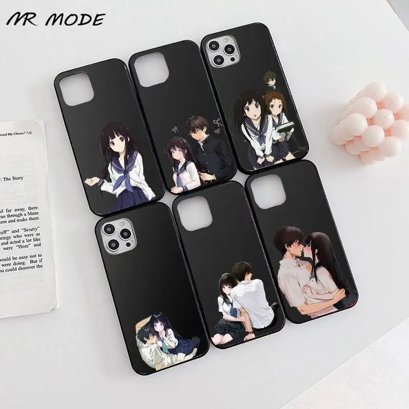 Аниме чехол Hyouka для iPhone 13 12 11 mini pro XS MAX 8 7 6 6S Plus X SE 2020 XR.