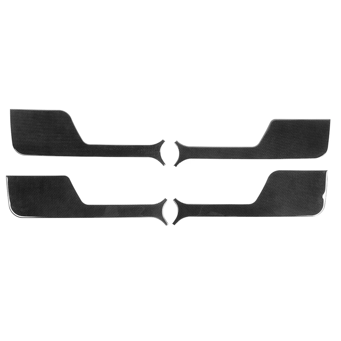 

Interior Door Panel Decoration Trim Protective Stickers for Dodge RAM 2018-2022 Accessories,Carbon Fiber
