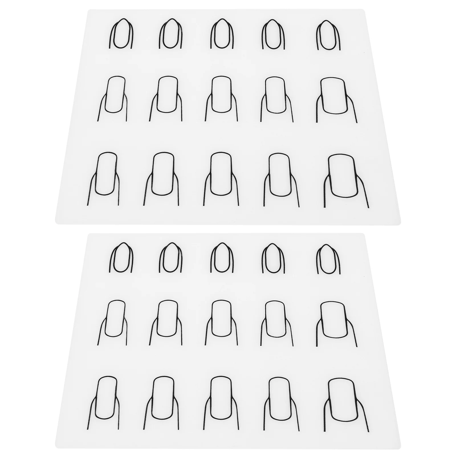 2 шт. подушечка для окрашивания ногтей с принтом прозрачный лак инструменты