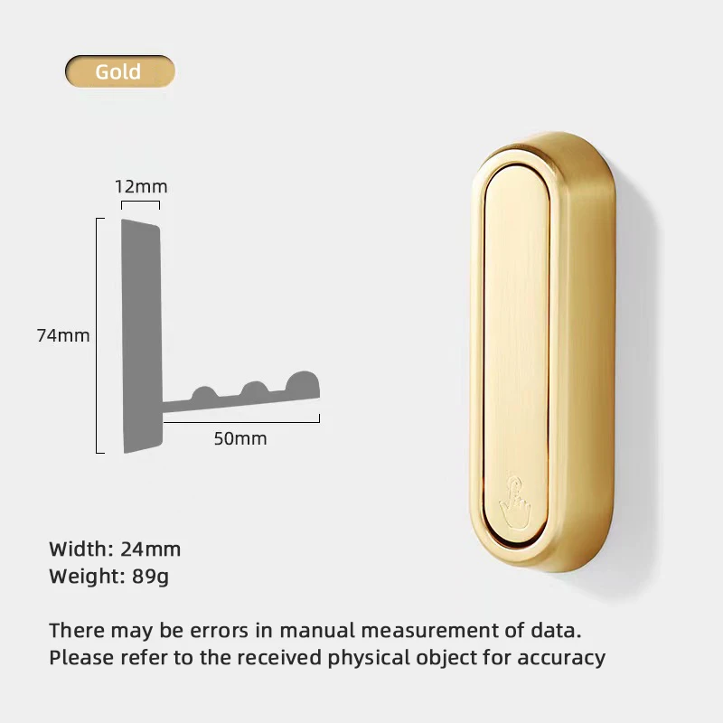 

Складной черный крючок из цинкового сплава