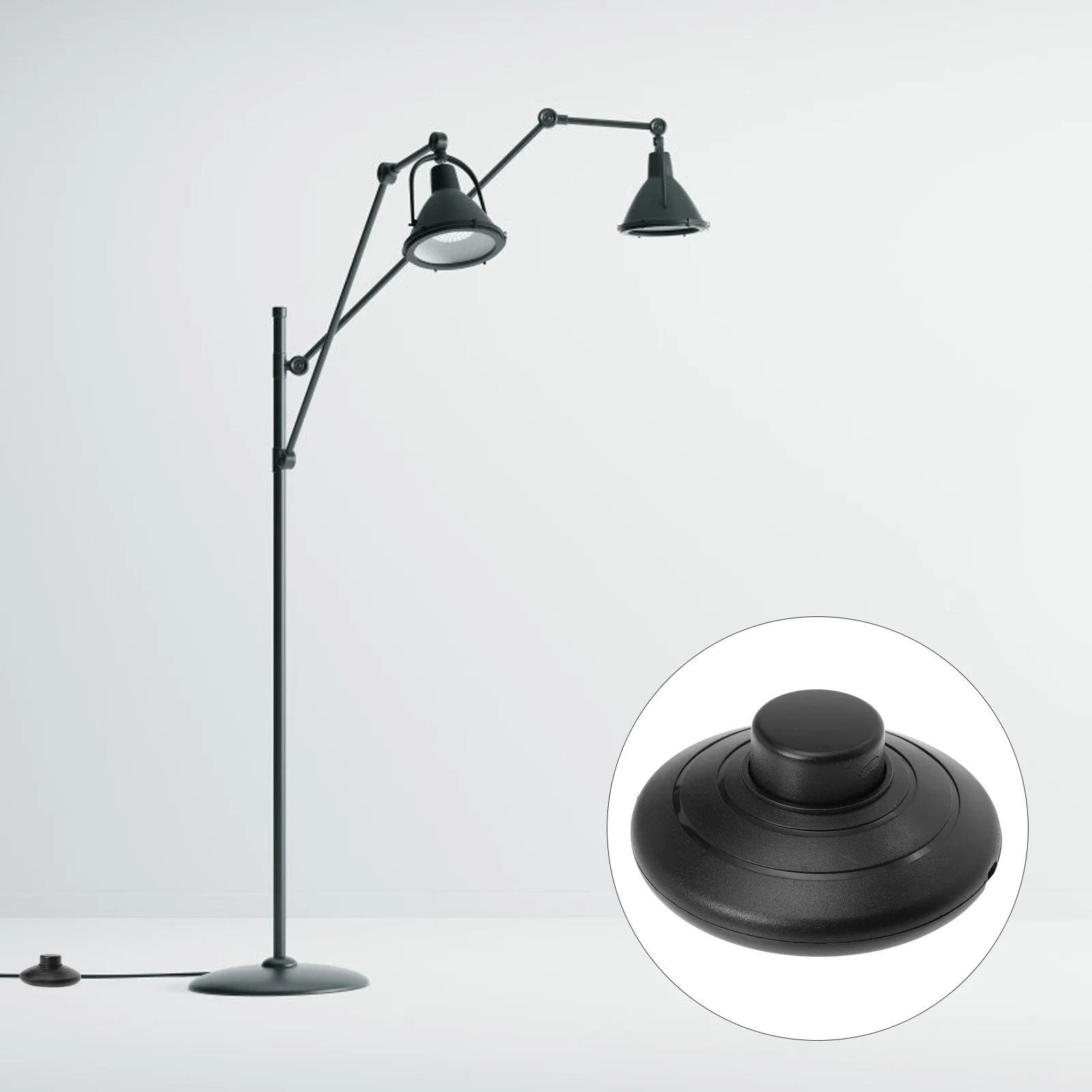 

Switch Foot Lamp Pedal Floor Light Controlround Chicoff Switches Night Desk Power Home Standard Bedside Button Inline Electric