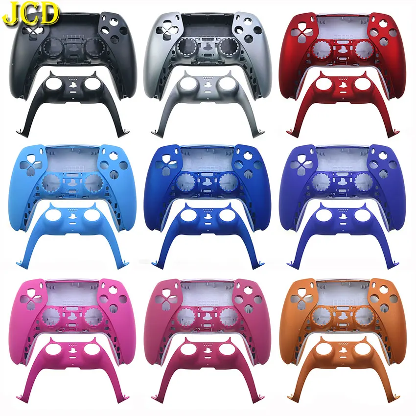 

JCD For PS5 Controller Full Set Housing Shell Case Cover Decoration Strip Shells Gamepad DIY Repair Parts