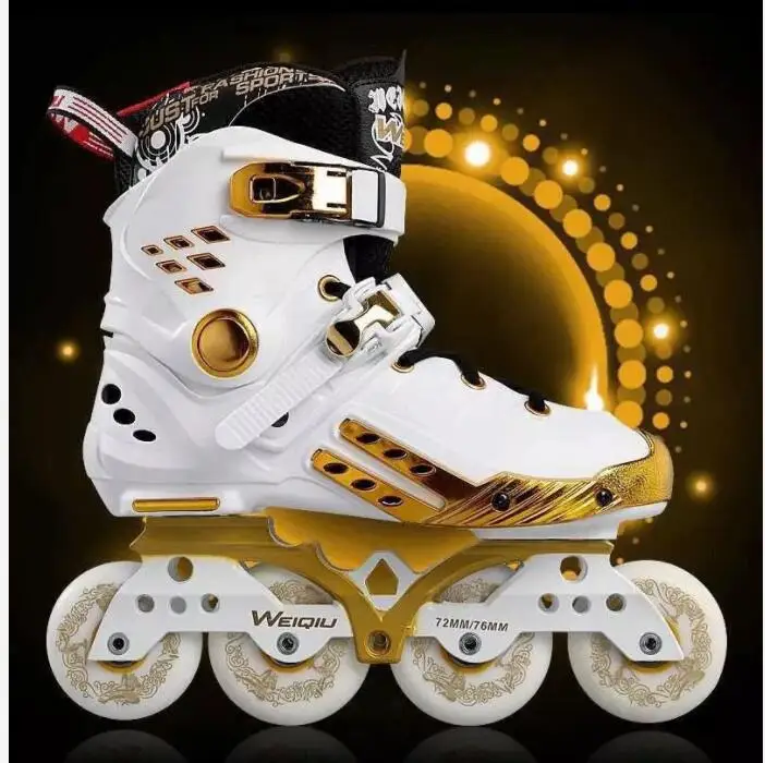 Трехколесные скоростные роликовые коньки гоночные для кампуса тренировочные