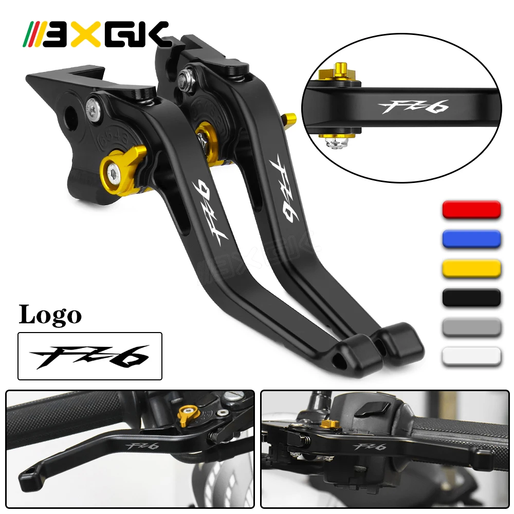 

For YAMAHA FZ6R 2009-2017 Motorcycles CNC Adjustable Handles Short Brake Clutch Levers Accessories FZ6 FAZER 2004-2010
