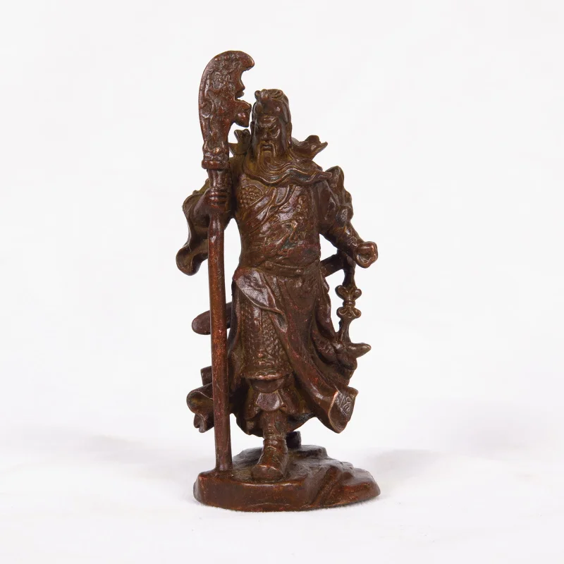 

Pure Copper Guan Gong Potrait Car Accessories Copper Guan Yu Statue Small Car Decoration Car Home Living Room Decorative Ornamen