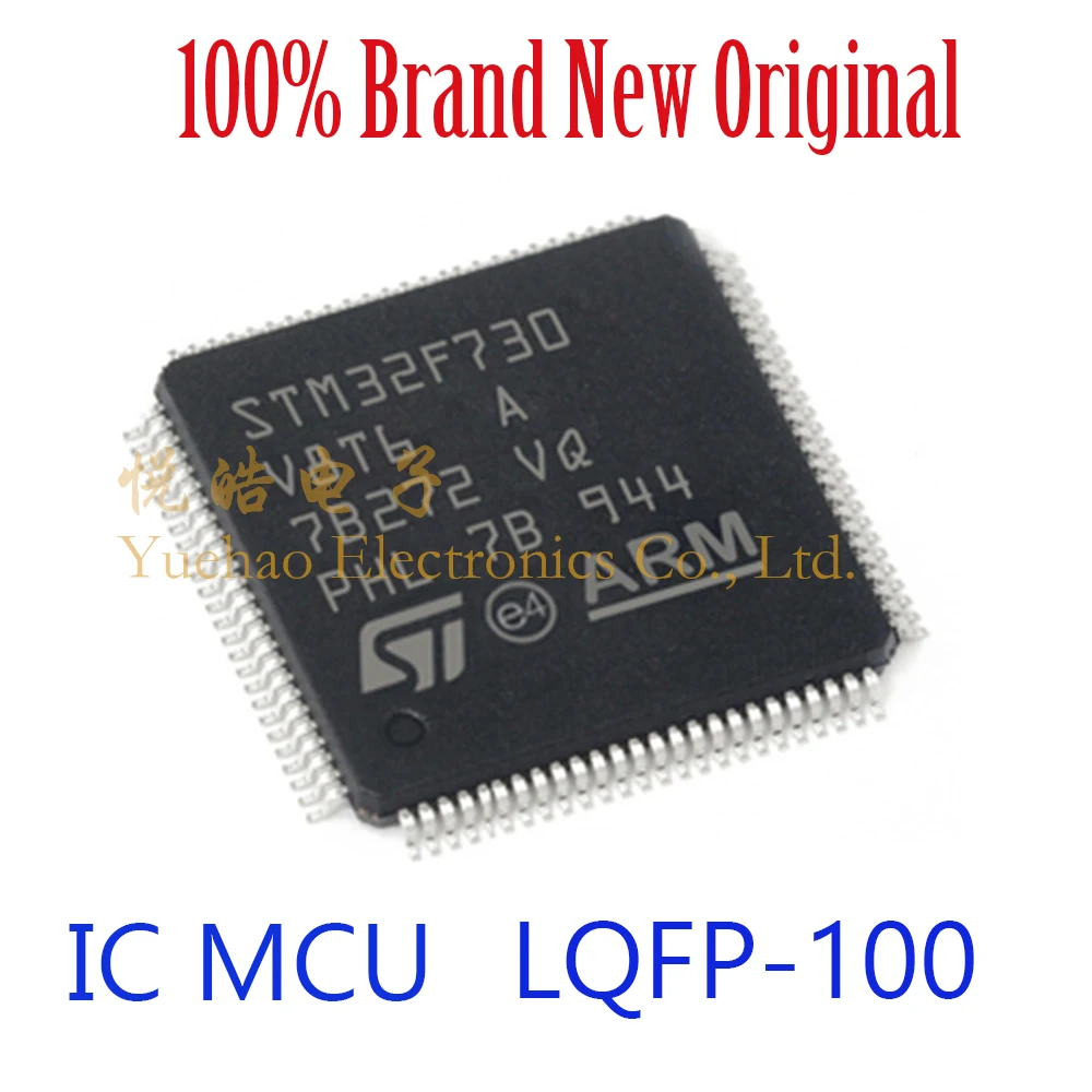 100% Brand New Original STM32F730V8T6 STM STM32 STM32F STM32F730 STM32F730V8 IC MCU LQFP-100