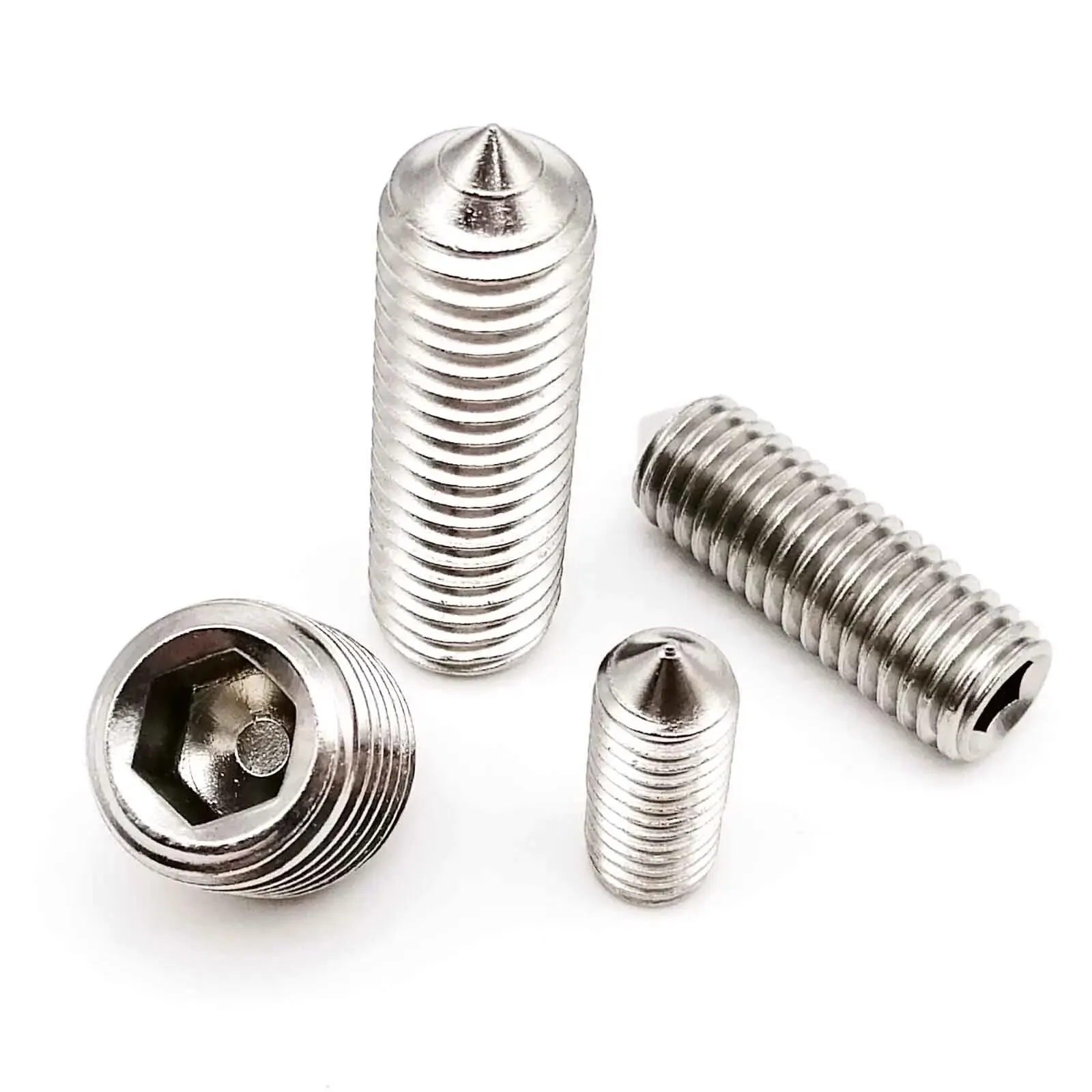 50 Шт. Винт С Шестигранной Головкой DIN914 M3-M8 Размеров Нержавеющая Сталь A2-70 304