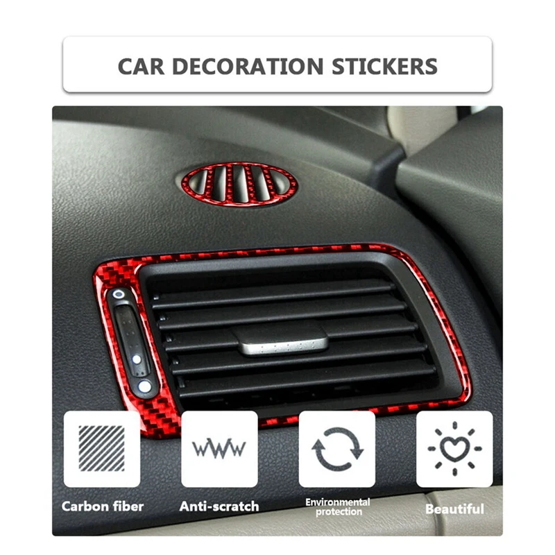 3 шт. крышка вентиляционного отверстия Copilot накладка красного цвета из