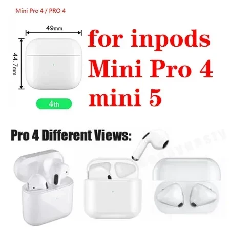 【Бесплатный подарок】Защитные силиконовые чехлы PRO4 для TWS Pro4 Bluetooth наушники