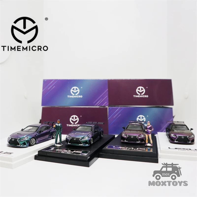 TimeMicro 1:64 PAMDEM ROCKET BUNNY RCF Хамелеон Фиолетовый/зеленый литая модель автомобиля |
