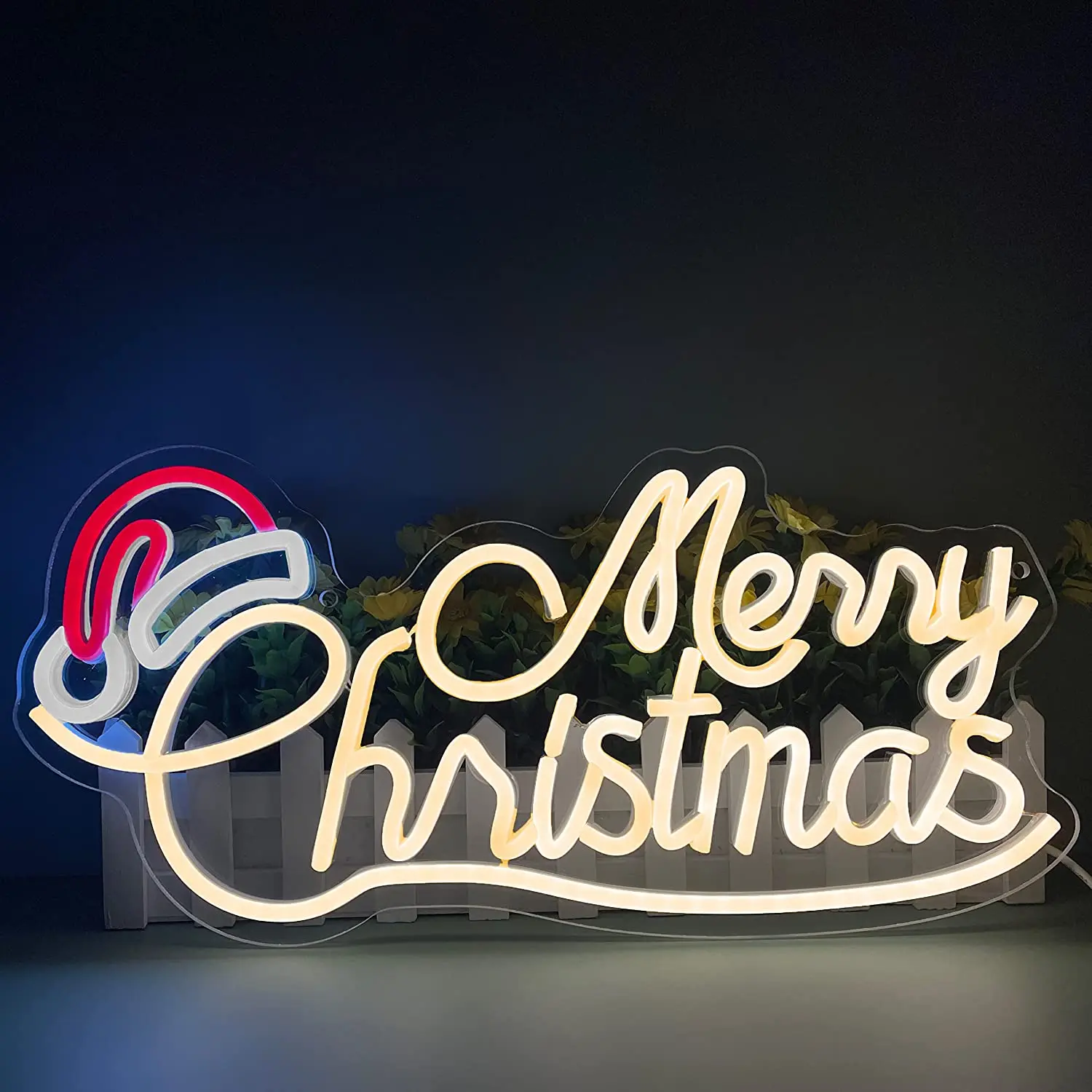 

2023 LED Merry Christmas Neon Sign Wall Decoration for Home Party Decor Neon Signs Santa Claus Sign Neon Light New Year Gifts
