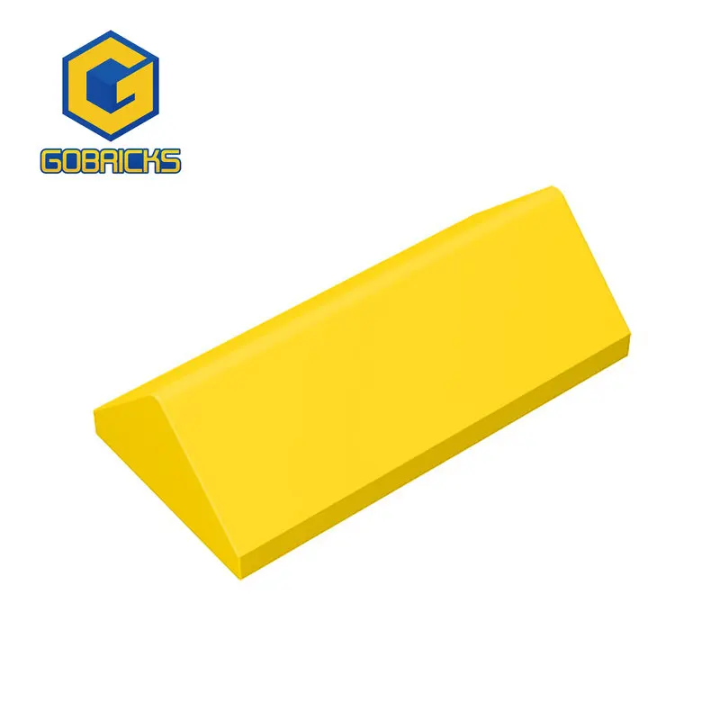 Фото Gobrick, 10 шт., склон 45, 2x4, двойная Совместимость с 3041 игрушечными сборками, строительные блоки, технические детские игрушки №2