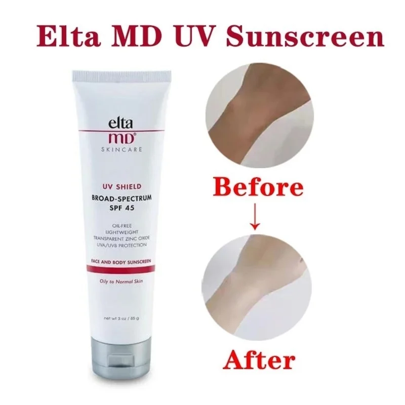 

EltaMD Sunscreen SPF 45 Anti-UV Body Whitening Cream Physical Sunscreen Lotion Sunblock Anti-oxidation For Face And Body 85g