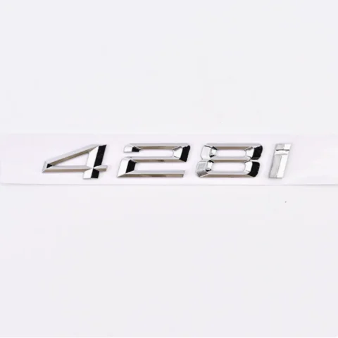 Для старых моделей BMW серии 4, 420i 425i 428I 430i, чтобы изменить эмблему автомобиля, заднюю хвостовую этикетку, номер перемещения