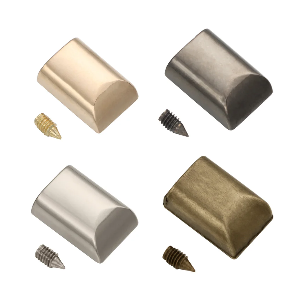 Металлическая заглушка на молнии 10 шт. зажим с винтом для кожаного ремесла сделай