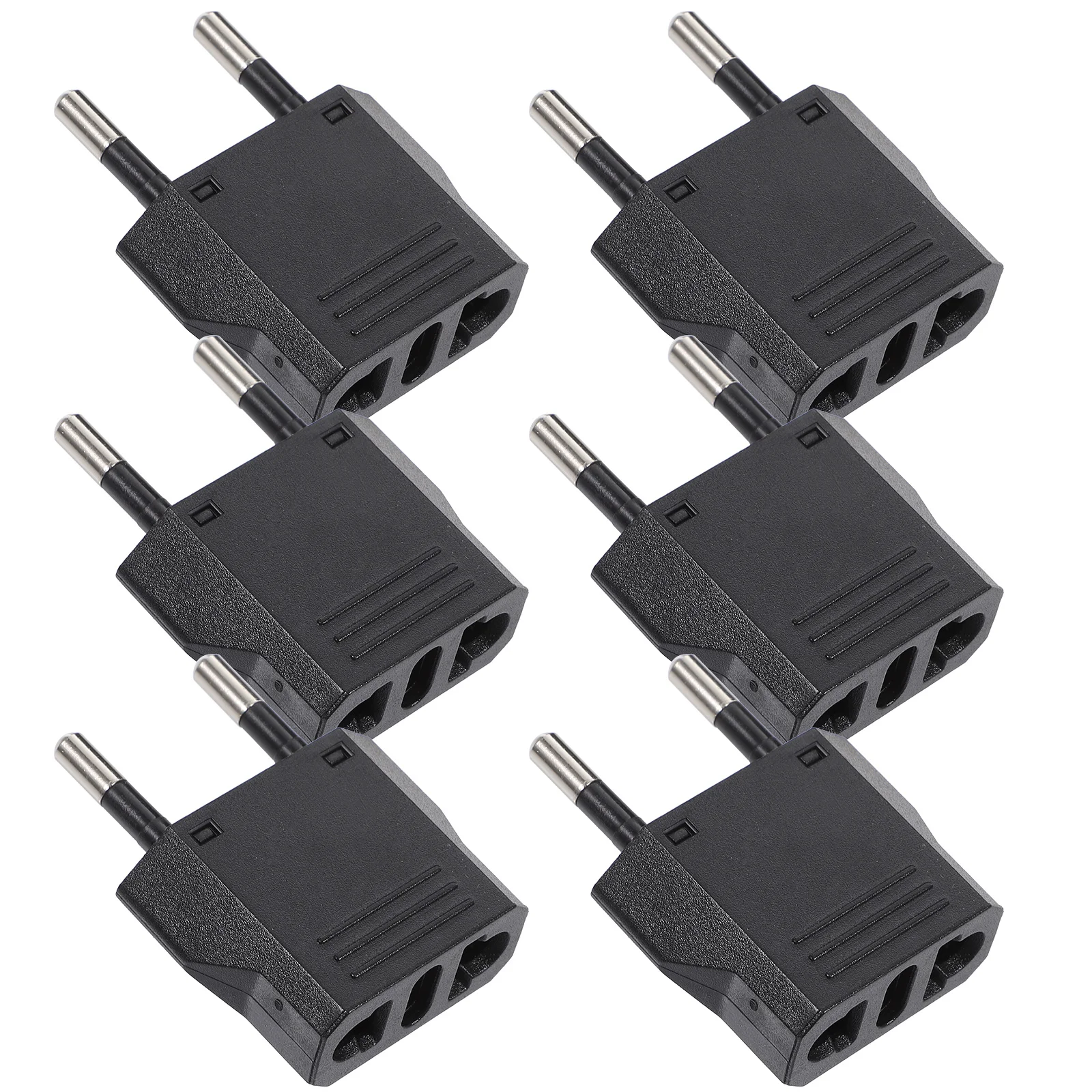 

6pcs 6A Changeover Plug Power Socket Converter Supply plug extender european plug adapter european plug adapter