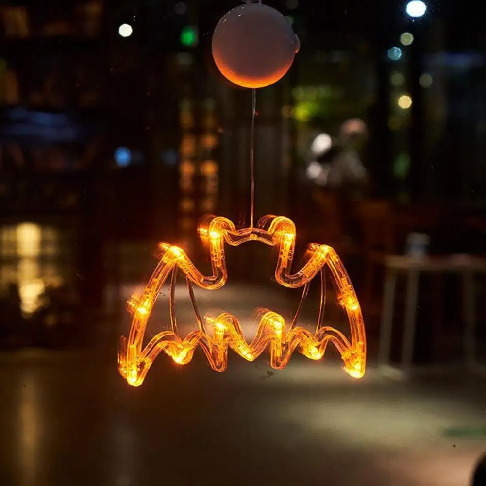 

Party Decoration Props Plastic Halloween Led Night Lamp Decoration Props Ghost/pumpkin/spider/witch Hat Pendant with Hanging