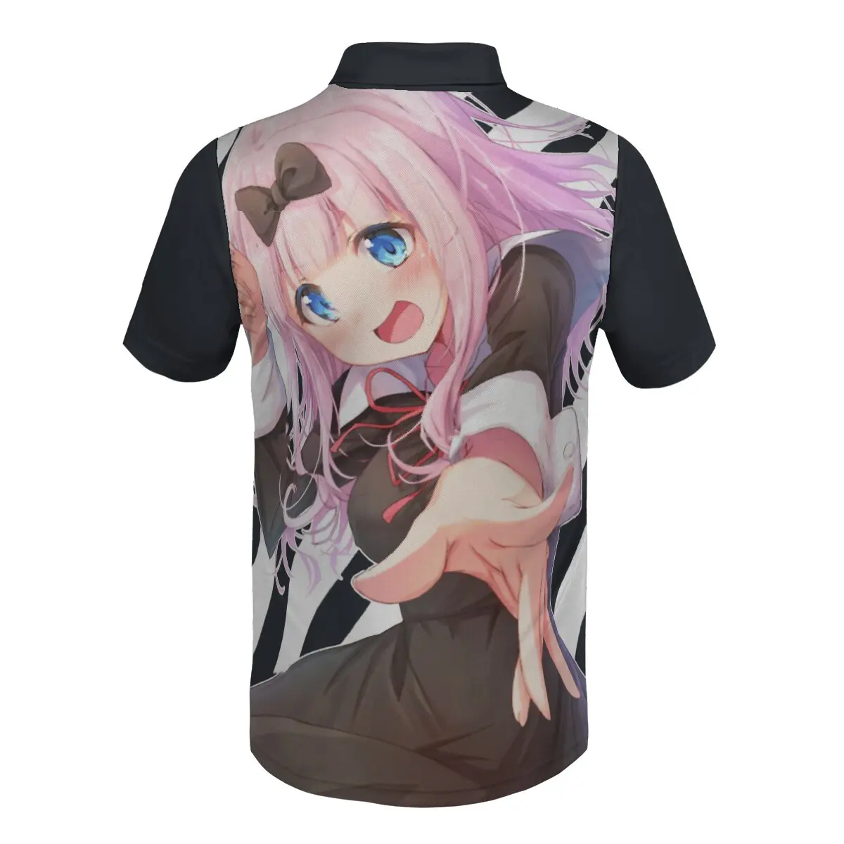 Chika Fujiwara мужская модель Kaguya Sama Love is War квадратный воротник короткий рукав 3D