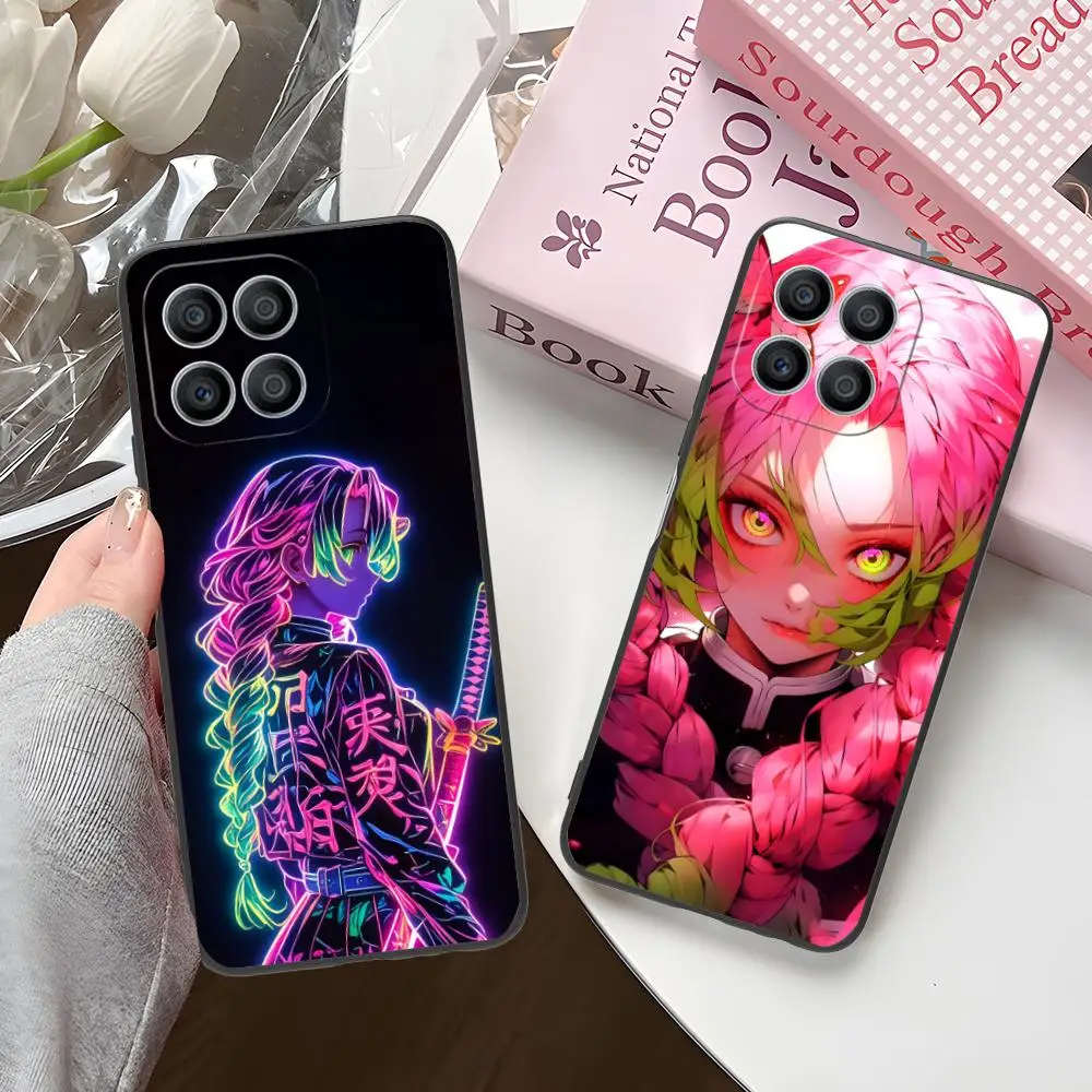 Фото Чехол для телефона «Demon Slayer Mitsuri» для Honor 90 80 70 60 50 30 20 10 9 8 7 Pro S SE Lite 5G Цветной защитный роскошный красивый чехол №4