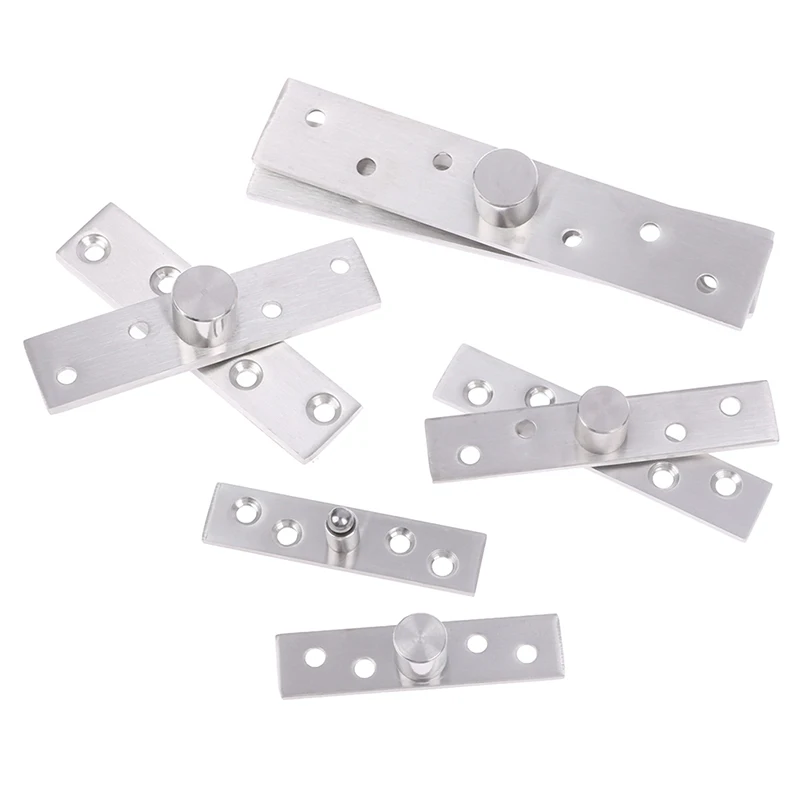 

360 Degree Rotation Axis Rotating Hinges Location Shaft Up And Down Door Hidden Pivot Hinge Stainless Steel Improvement Supplies