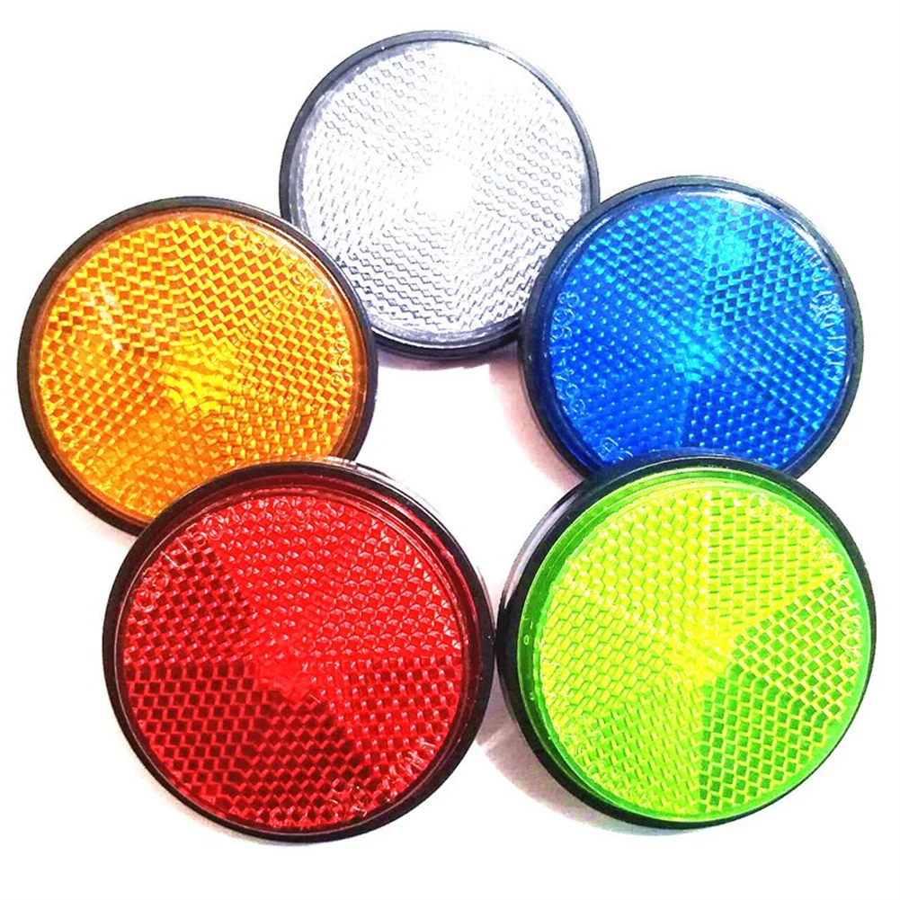 

1Pcs M6 Circular Reflector Car Trucks Motorcycle Bicycle Night Reflector Reflective Refraction Light MOTO Lighting Parts