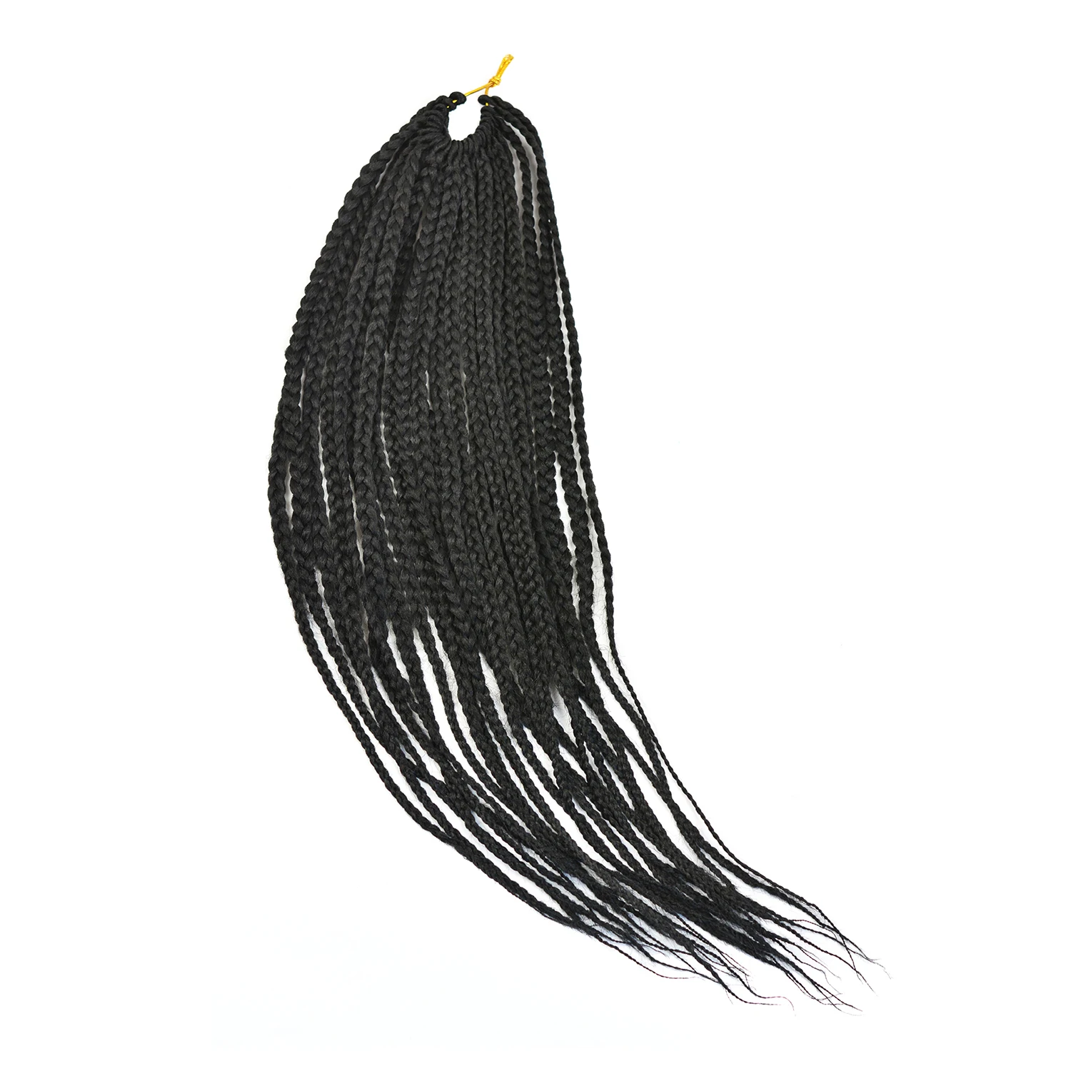 Синтетические вязаные крючком косички однотонные для наращивания 16/дюйм