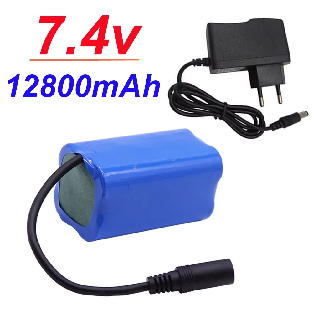 

Upgrade battery for T188 2011-5 T888 V007 H18 C18 Remote Control Fishing Bait Boat Spare Part 18650 7.4v 12800mAh Battery