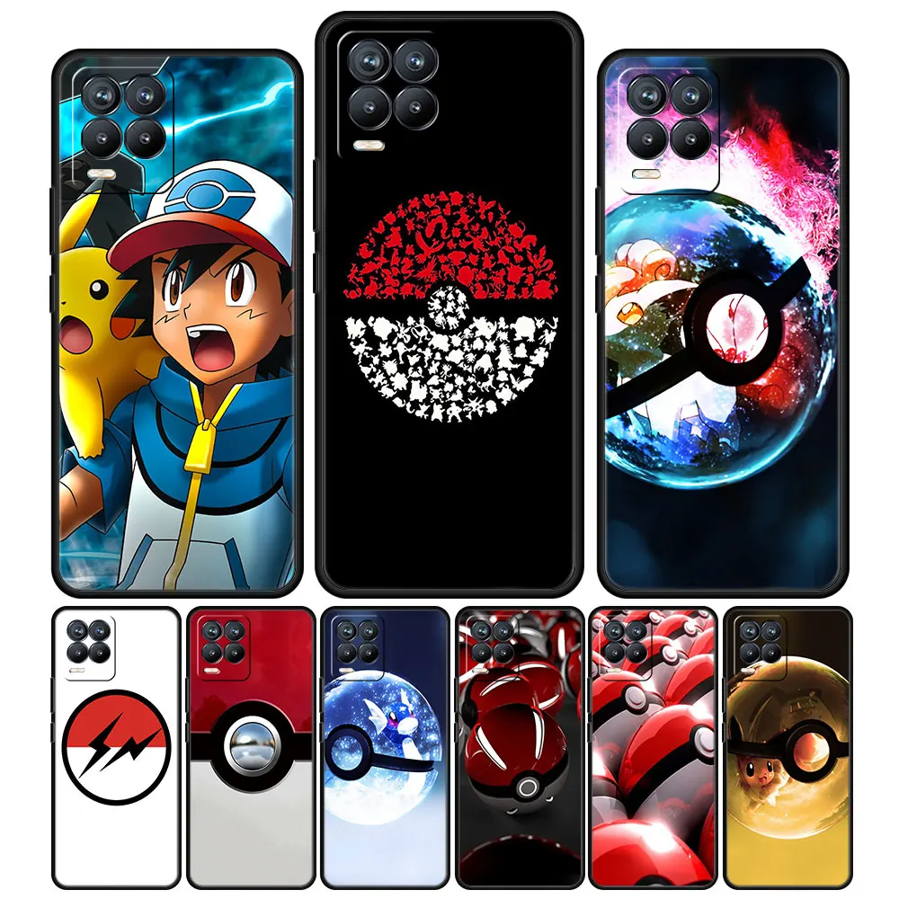 

Case Cover for Realme 8 Pro 6 7 9 8i 9i C3 C11 C15 C21 C21y C25y GT XT Neo2 Neo3 C35 Cell Soft Trend Fashion Pokemon Go Anime