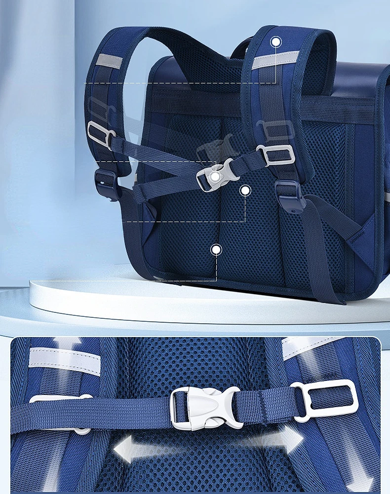 Children Student Primary School Bags New Horizontal British Breathable Backpack Girls Boys Large Capacity Backpacks Hot Mochila