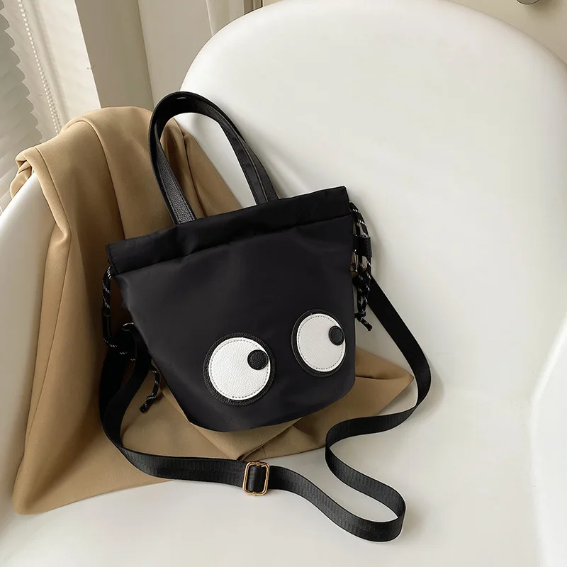 

Bucket Nylon Bag 2022 New Waterproof Casual Small Tote Bag Shoulder Bag