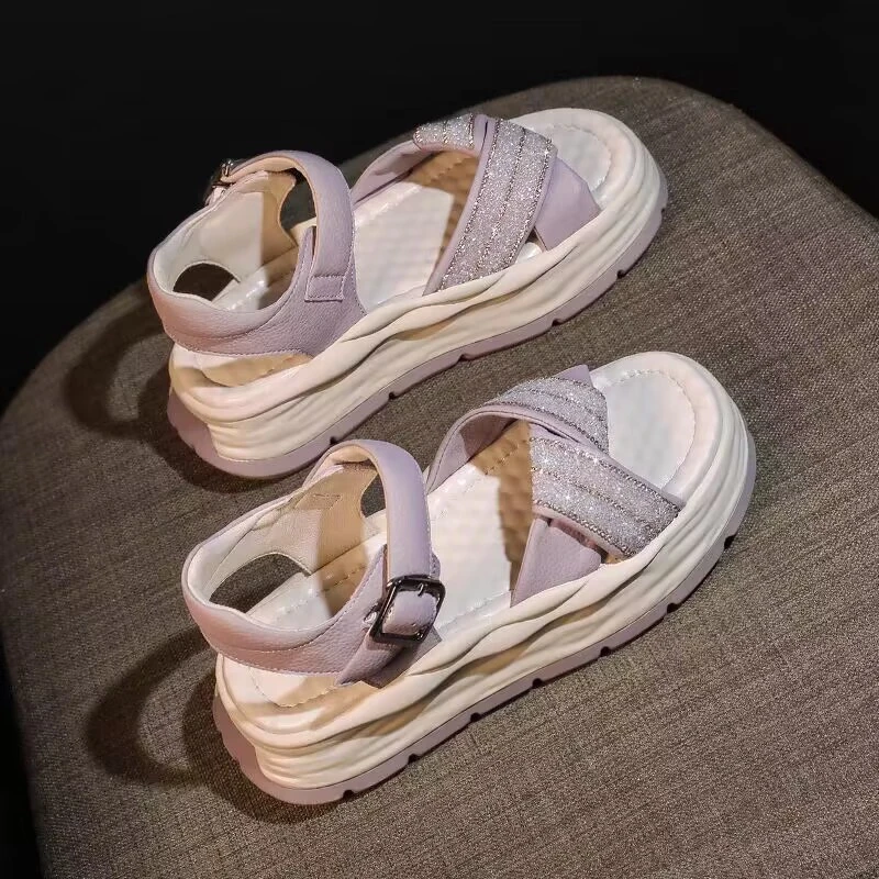 

Женские босоножки с открытым носком, на платформе