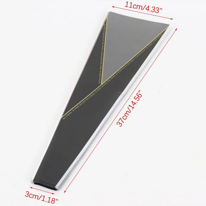 50 шт. однотонные сумочки для упаковки цветов